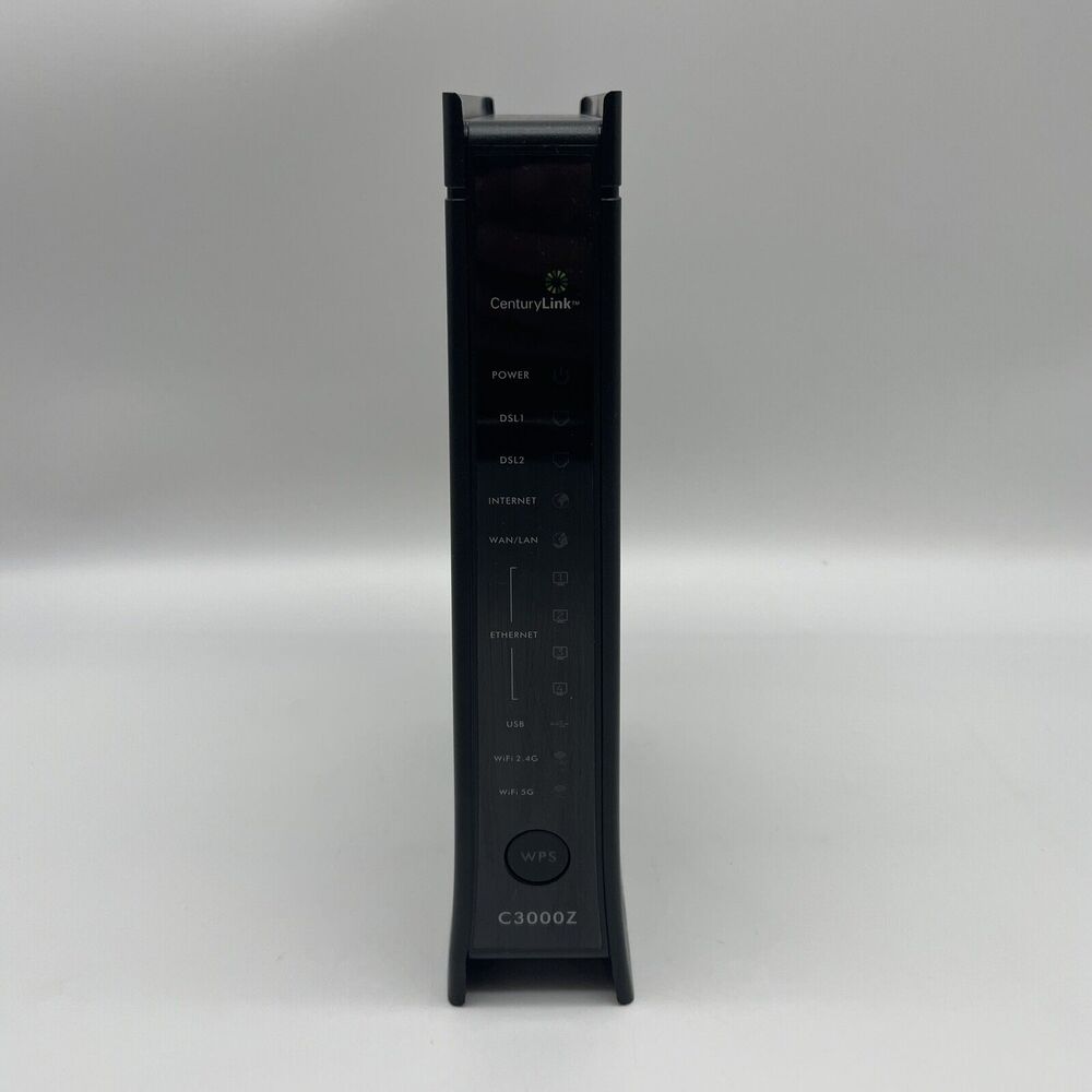 ZyXEL C3000Z Modem CenturyLink- Great - UNIT ONLY Tested Works